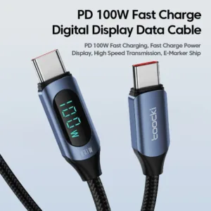 USB C Cable 100W Fast Charging With Display 6