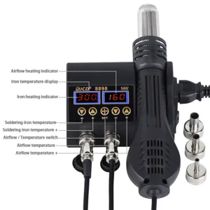 2 in 1 750W Soldering station for cell-phone BGA SMD PCB IC Repair 2