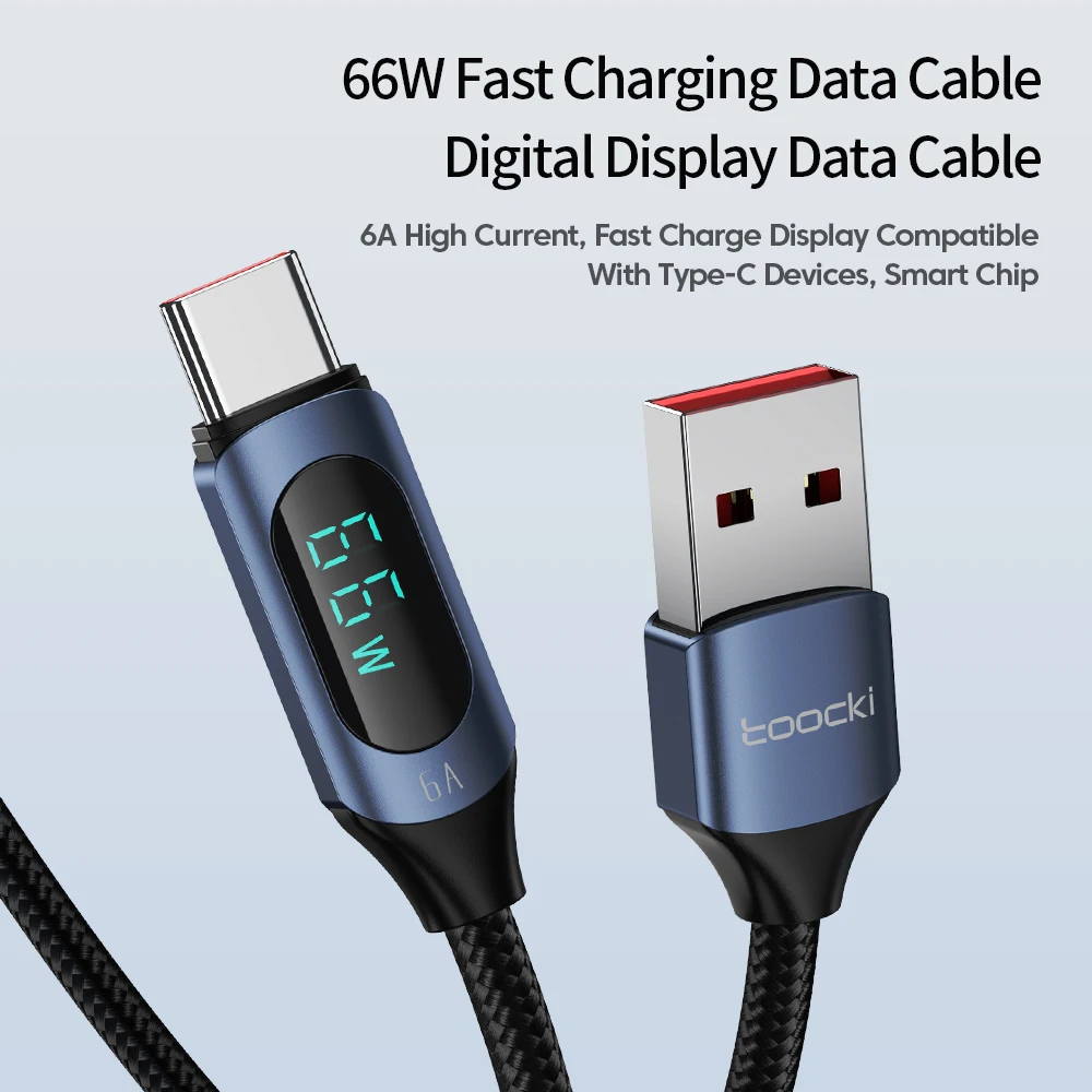 USB A to Type C Cable With Display 3 USB A to Type C Cable With Display 3