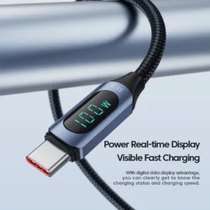 USB C Cable 100W Fast Charging With Display 5