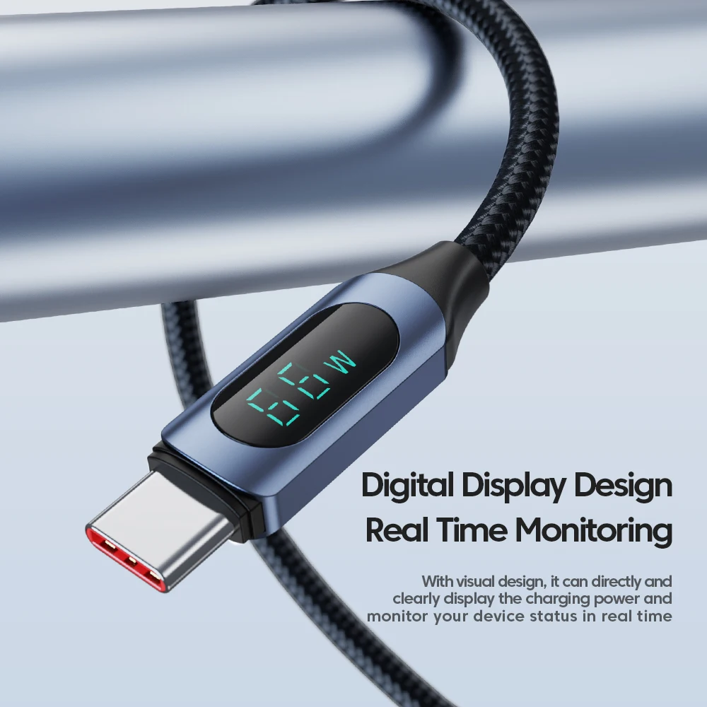 USB A to Type C Cable With Display 5 USB A to Type C Cable With Display 5