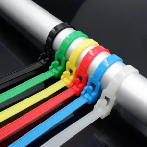 Reusable Cable Zip Ties Releasable Plastic Ties 2