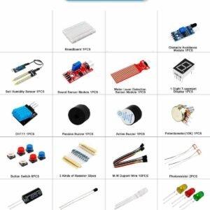 Arduino Starter Kit without UNO R3 Kit list