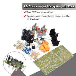 DIY Dual Channel Power Amplifier with TDA2030A Chip