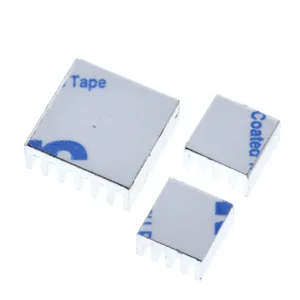 3PCS Raspberry Pi Heatsink Cooler With Adhesive Aluminum Heat Sink Set For Cooling Raspberry Pi 2