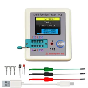 Transistor Tester Multimeter Colorful Display TFT For Diode Triode MOS/PNP/NPN Capacitor Resistor Transistor
