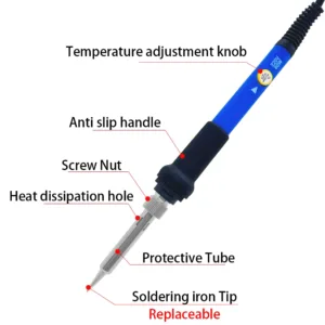Adjustable Temperature Soldering Iron Kit 110V 60W
