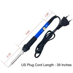 Adjustable Temperature Soldering Iron Kit 110V 60W 3